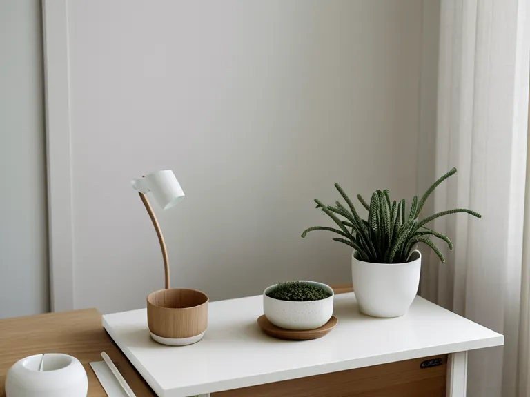 Téléphone posé face contre table sur une nappe en lin, geste de déconnexion contre le stress du travail