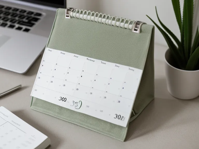 Calendrier minimaliste illustrant le suivi d'une nouvelle habitude sur trente jours.