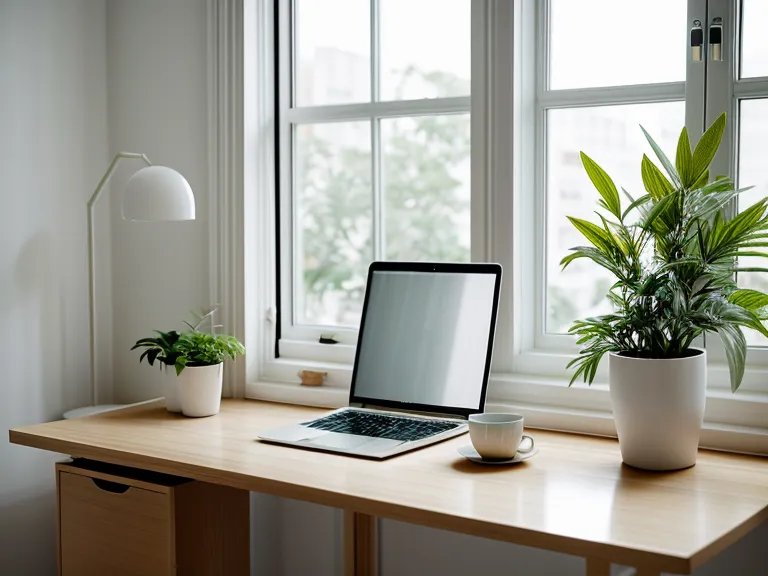 Mains autour d'une tasse en céramique chaude pendant une pause au travail, rituel simple de gestion du stress