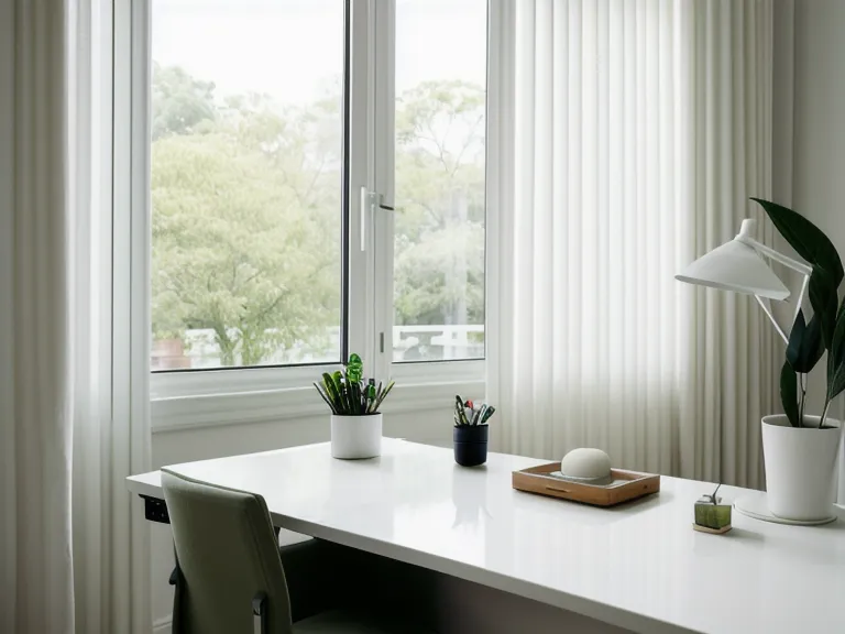 Verre d'eau posé sur un bureau calme, image d'une pause protégée entre deux réunions pour préserver la santé mentale au travail