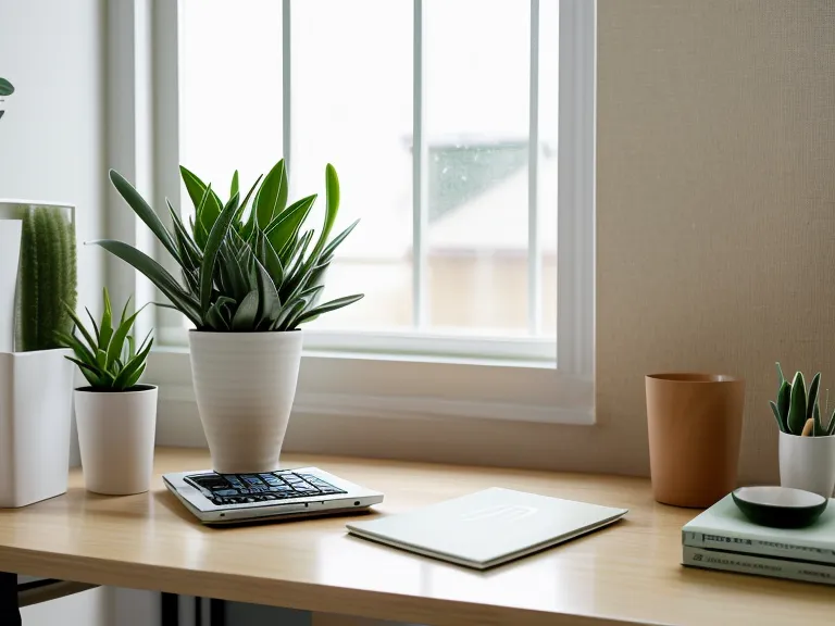 Tasse de thé posée près d'un ordinateur fermé, symbole d'une productivité douce retrouvée après un burnout